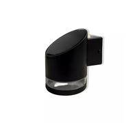 APPLIQUE LED DA ESTERNO VTAC NERO CILIDRICA OBLIQUA 3000K