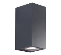 APPLIQUE LED DA PARETE A DOPPIO FASCIO COLORE ANTRACITE MOD. TOLEDO