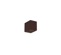Applique LED da parete AXO quadrata monodirezionale marrone GU10 68x92 mm Di colore marrone