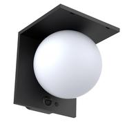 Applique led da parete colore nero mod. Moon