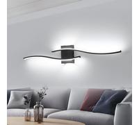 Applique LED da Parete Interno 27W Lampada da Parete Moderna in Alluminio Bianco