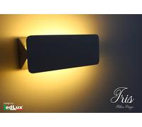 Applique Led Da Parete Modello Iris Italian Design Moderna 10W Orientabile Bianc