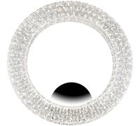 Applique LED da parete rotonda Soledad 1920 lm Bianco Neutro 40x40x9 cm Cromato