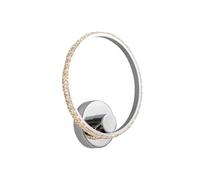 Applique LED da parete Sophia 800 lm Bianco Neutro L28xP6,5xH30 cm Cromo