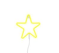Applique LED da parete Star 3xAA USB giallo Giallo