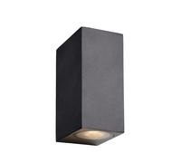 Applique LED Dimmerabile ZORA LED 2 Fari GU10 Su E Giù Lucide 22860/10/30 Nero [EEK: F]