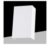 APPLIQUE LED ESTERNO RETTANGOLARE 10W DOPPIA EMISSIONE DI LUCE 3000K 4000K 640-B