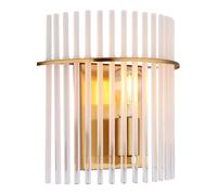 Applique LED Gorley 25x26 cm Opale bianco