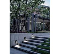 Applique led luce bianca faretto 12 w segnapassi a muro esterno nero ip65 es62 [EEK: A+++]