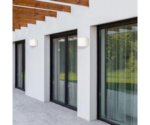 Applique led luce bianca lampada a parete 10w interno esterno faretto cubo bianc