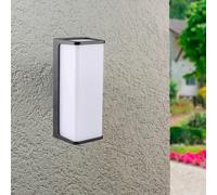 Applique led luce bianca lampada da muro 10 watt interno esterno IP65 nero