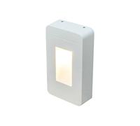 APPLIQUE LED LUCE CALDA FARETTO 12 W SEGNAPASSI LAMPADA IP65 ESTERNO BIANCO ES62