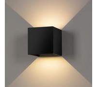 APPLIQUE LED LUCE CALDA FARETTO A PARETE ESTERNO INTERNO 12 W 3000K IP65