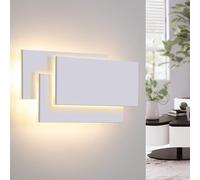 Applique LED Luce Da Parete Rettangoli In Vetro CCT3 12W Decorativo Moderno