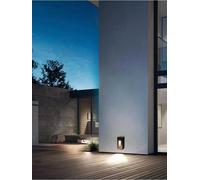 APPLIQUE LED LUCE NATURALE FARETTO 12 W SEGNAPASSI A MURO ESTERNO NERO IP65 ES62