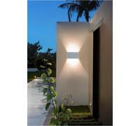 Applique led luce naturale lampada a parete doppia emissione faretto 24 w bianco