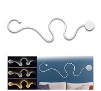 applique LED moderno 28W curvo a parete luce fredda naturale 230V 4000K 6500K [EEK: A++]