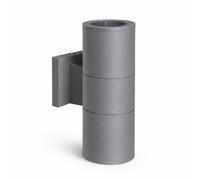 Applique LED Parete Up & Down IP54 Esterno/Interno GU10 Alluminio coppia 2 PZ