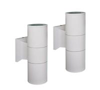 Applique LED Parete Up & Down IP54 Esterno/Interno GU10 Alluminio coppia 2 PZ [EEK: A]