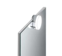 Applique LED quadrata Diva 460 lm Ø7,5X3,4 cm cromata Cromo