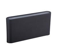 APPLIQUE LED RETTANGOLARE DOPPIO FASCIO COLORE ANTRACITE MOD. ALICANTE