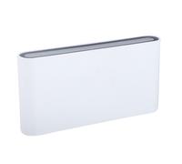 APPLIQUE LED RETTANGOLARE DOPPIO FASCIO COLORE BIANCO MOD. ALICANTE