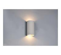 Applique LED Soka 2 luci H18cm grigio caldo Grigio