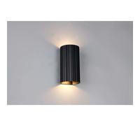 Applique LED Soka 2 luci H18cm nero opaco Nero - opaco