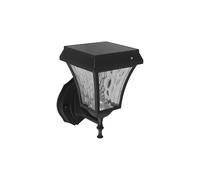 APPLIQUE LED SOLARE A MURO DA ESTERNO VTAC NERO 3000+4000+6000K