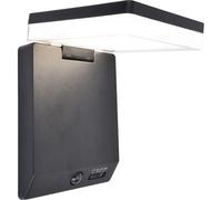 Applique LED solare da esterno Moze Smart Home 1000 lm 4000 K Nero opaco