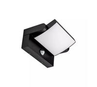 APPLIQUE LED SOLARE DA ESTERNO RETTANGOLARE VTAC NERO 4000K