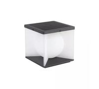 APPLIQUE LED SOLARE DA ESTERNO VTAC NERO CON TELECOMANDO 3000K 3W