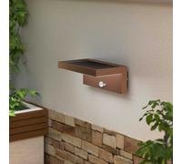 Applique LED Solare Minimal Corten con Sensore di Movimento Colore Bianco Naturale 4.000K