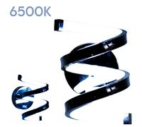 APPLIQUE LED SPIRALE 15W LAMPADA A MURO MODERNA DA PARETE 2 PEZZI [EEK: A]