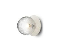Applique Liila 1 Edizione Limitata Piccolo Beige/Trasparente Ottico
