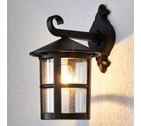 Applique Lindby Florentine, 35 cm, color ruggine, alluminio, IP44 LINDBY