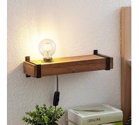 Applique Lindby Sverina, 40 cm, legno, spina, E27 LINDBY