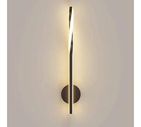 Applique lineare Lunga for Soggiorno, Applique a Striscia Metallica a Spirale, Moderna Lampada da Parete a LED, Decorativa for Comodino della Camera da Letto, plafoniera