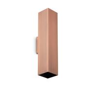 Applique Look 2 Luci GU10 Finitura Rame Dimmerabile 28W Ideal Lux