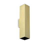 Applique Look 2 Luci Ottone Dimmerabile con Lampadine Incluse Ideal Lux