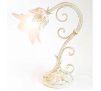 APPLIQUE LUME LUMETTO PARIS IN FERRO BATTUTO CRUCCOLINI LANTERNE LAMPADE AVORIO