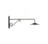 Applique in basso design antico lampada da parete in metallo 109cm grigio