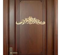 Applique lunga in legno intagliato, decorazione per mobili, scale,