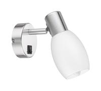 ledscom.de Lampada da parete LUPI con interruttore, incl. candela E14 LED Filamento 3.567W 452lm bianco caldo