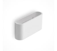 Applique 'Mavora' dimmerabile (Moderno) colore Bianco, in Argilla ad es. Soggiorno & Sala da pranzo (2 luci, G9) di Lindby | applique