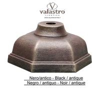 Applique metallo a parete con snodo orientabile vetro murano Flex Made in Italy
