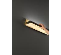 Applique metallo foglia oro design moderno PERENZ 8434 FO CT