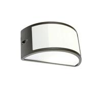 Applique mezza luna umbe sovil alluminio pressofuso colore antracite