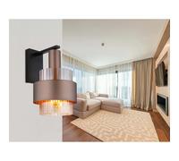 Globo Lighting Milley lampada da parete 1x60 W ambra 15560WA