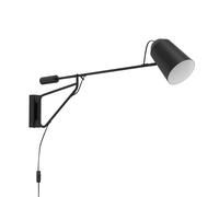 Applique Minimal Loreto 1 Acciaio Nero 1 Luce E27